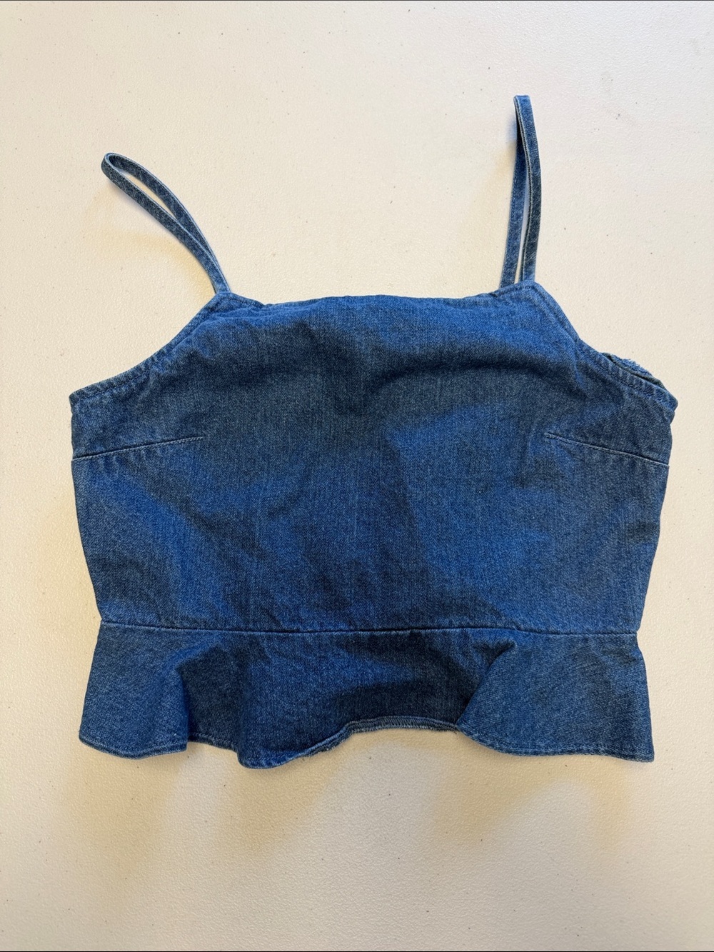 American Eagle Denim Crop Top